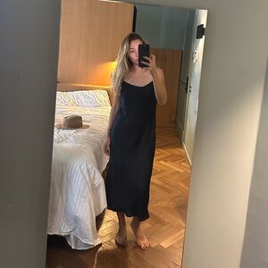 Vince Satin dress in Navy